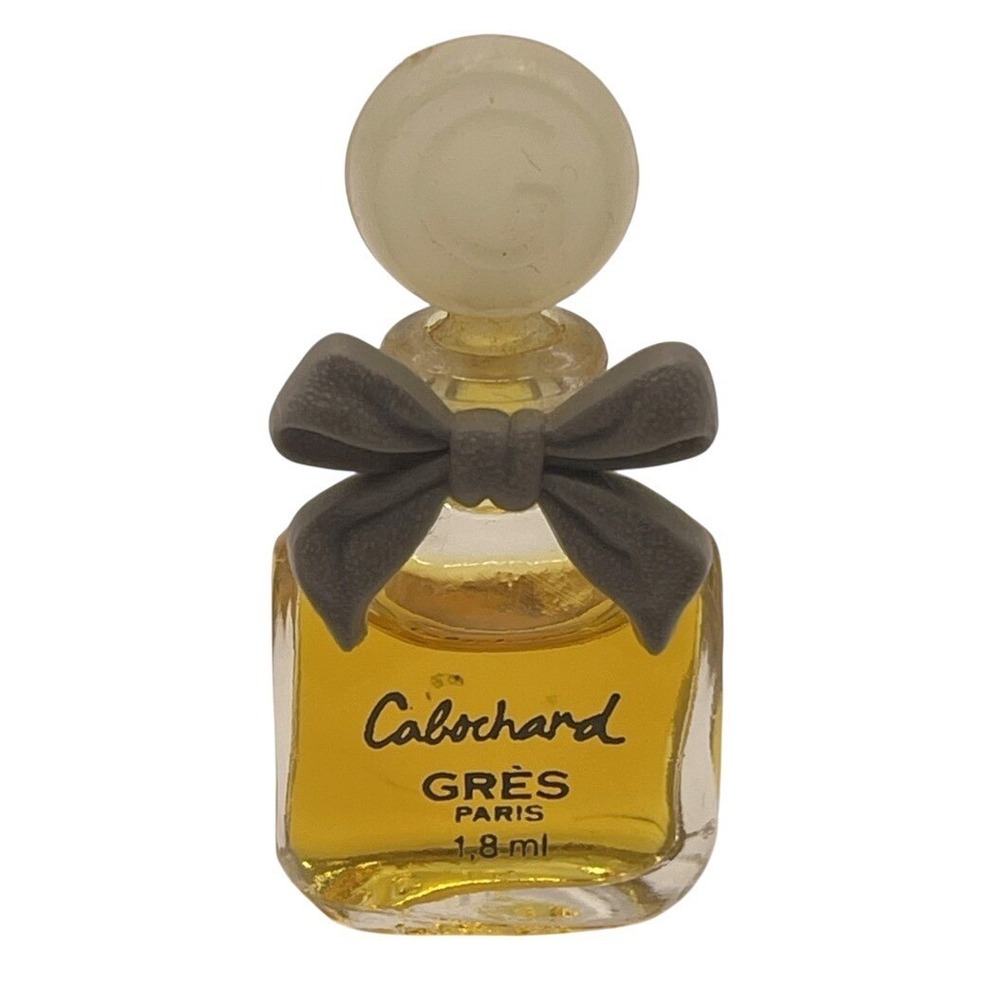 Vtg Cabochard by Gres Pure‎ Perfume Miniature 1.8ml MINI Travel Bow Splash